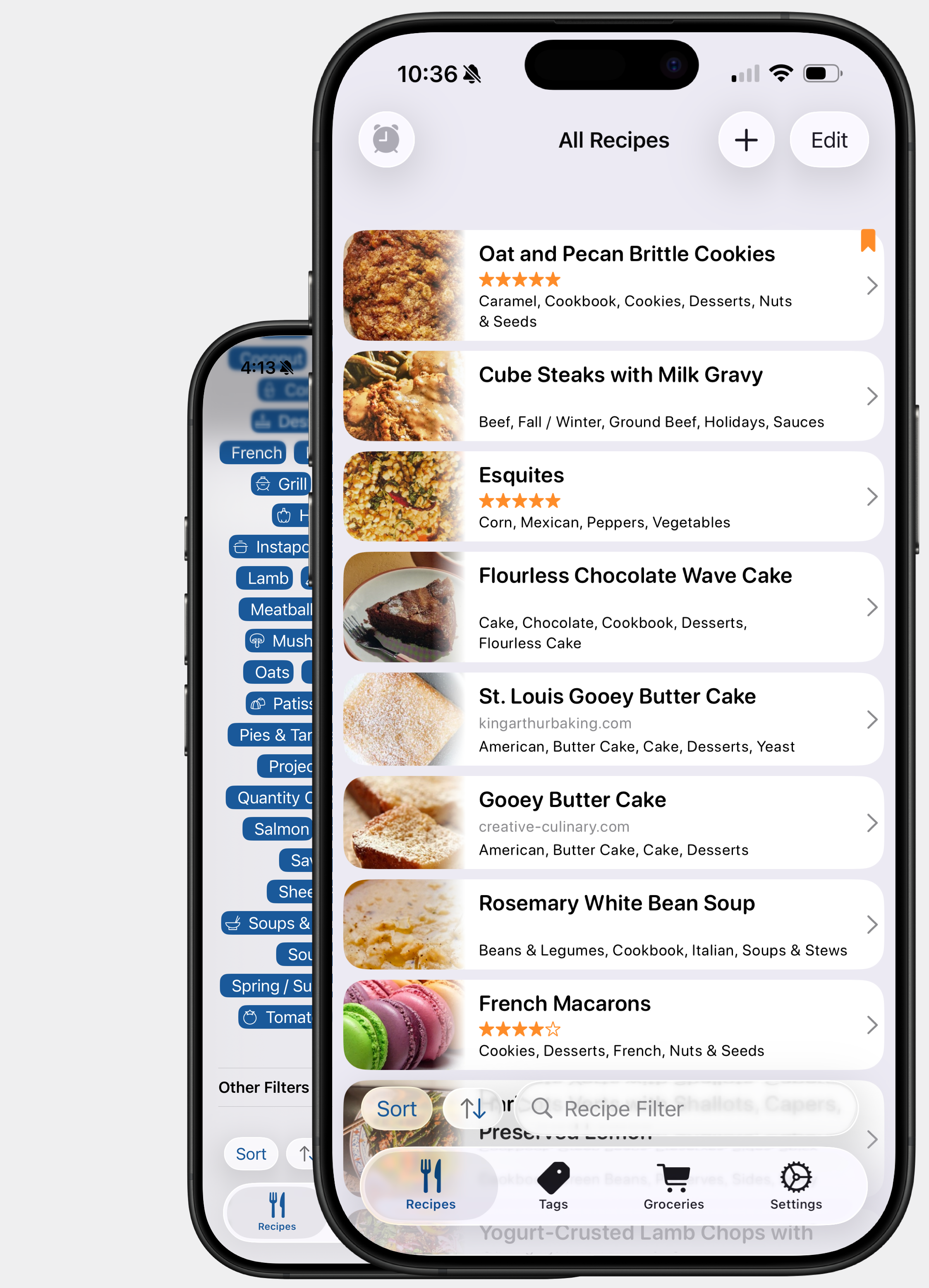 Cookery app screenshot